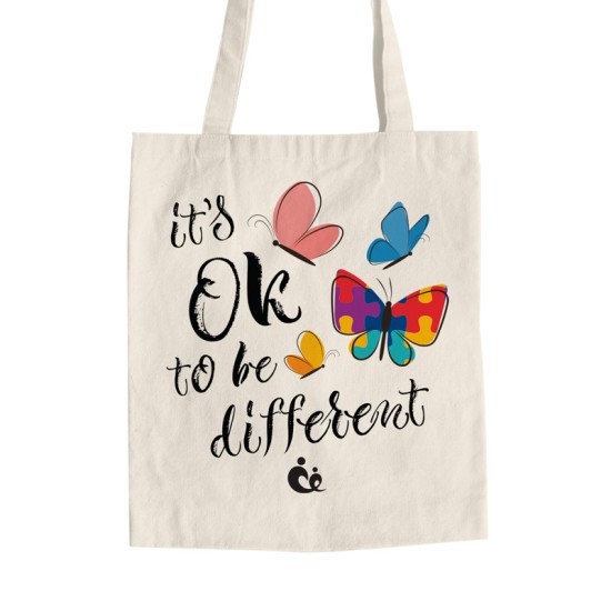 Be different - Butterflies - Κέντρο Παιδιού & Εφήβου (Τσάντα Αγοράς)